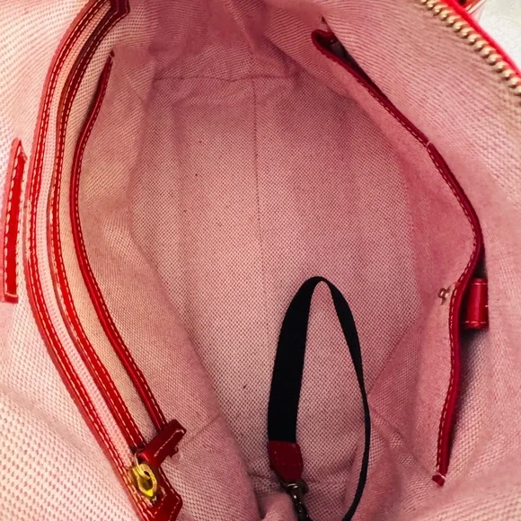 Dooney & Bourke Apple Red Satchel - Picture 8 of 10